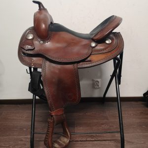 Tex tan western saddle